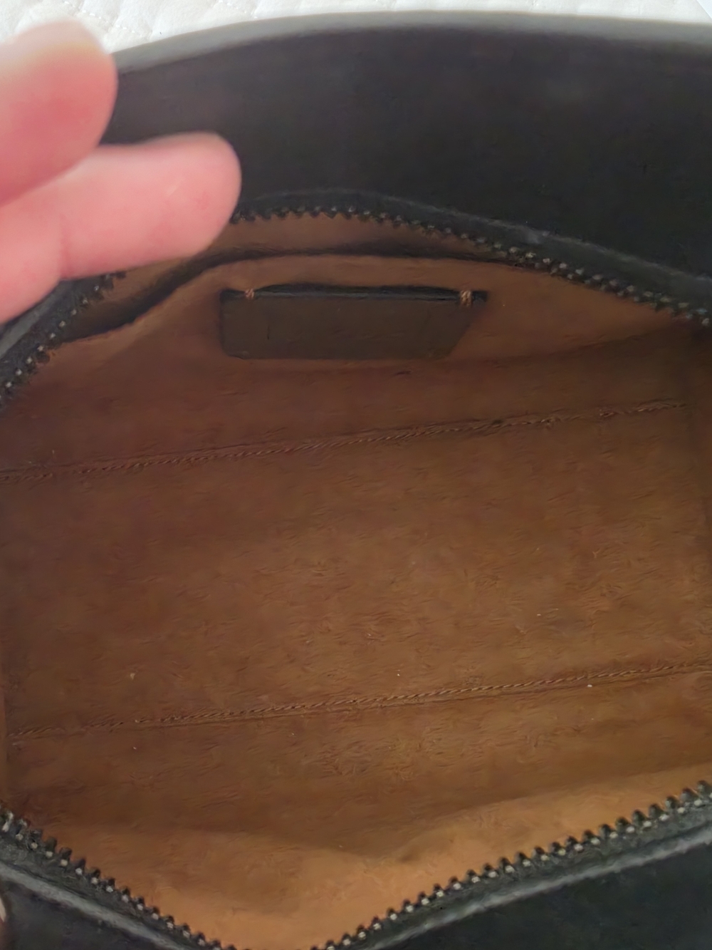 Coach Andrea Black Leather Medium Satchel - Picture 4 of 16